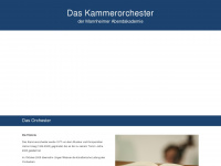 kammerorchester-mannheim.de Webseite Vorschau