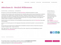 dekoschnee.ch Webseite Vorschau