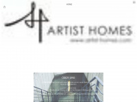 artist-homes.com Webseite Vorschau
