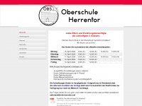 oberschule-herrentor.net Webseite Vorschau