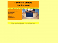tischlerei-lueders.de Webseite Vorschau