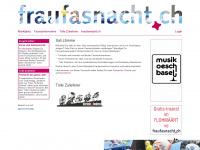fraufasnacht.ch Webseite Vorschau