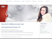 schneemaschinen.ch Webseite Vorschau