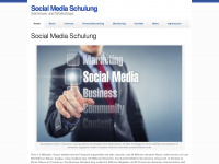 socialmedia-schulung.de Webseite Vorschau