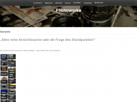photowerke.net Webseite Vorschau