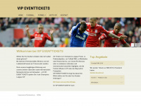 vip-eventtickets.ch Webseite Vorschau