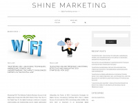 shine-marketing.co.uk Webseite Vorschau