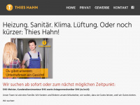 thies-hahn.de Webseite Vorschau