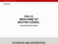 coaching-kuenzel.de Webseite Vorschau