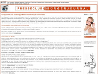 buergerjournal.at Webseite Vorschau
