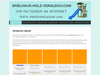 spielhaus-holz-vergleich.com Webseite Vorschau