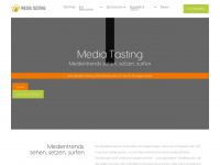 mediatasting.com Webseite Vorschau