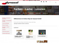 dynasol-shop.ch Webseite Vorschau