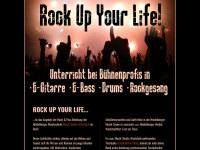 rockupyourlife.de Webseite Vorschau