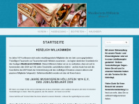 musikverein-höllstein.de Webseite Vorschau