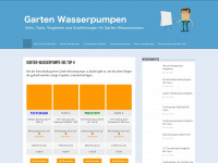 garten-wasserpumpe.de Webseite Vorschau
