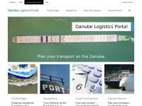 danube-logistics.info Webseite Vorschau