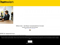 humwien.at Webseite Vorschau