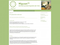 migusan.jimdo.com Webseite Vorschau