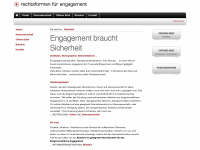 rechtsformen-fuer-engagement.de Webseite Vorschau