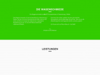 wagenschmiede.biz Webseite Vorschau