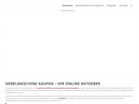 nebelmaschine-kaufen.com Webseite Vorschau