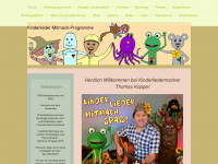 kinderliedermacher-koppe.de Webseite Vorschau