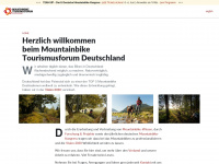 mountainbike-tourismusforum.de Webseite Vorschau