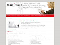 teamintact.eu Webseite Vorschau