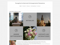 ev-kirche-oberweimar.de Webseite Vorschau