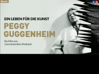 peggyguggenheim-derfilm.de Webseite Vorschau