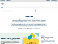 open.nrw Webseite Vorschau