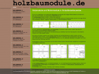 holzbaumodule.de Webseite Vorschau