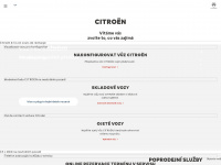 citroen.cz Webseite Vorschau