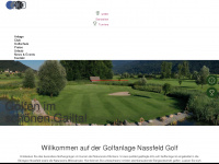 nassfeld.golf Webseite Vorschau