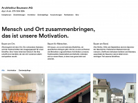 architektur-baumann.ch Webseite Vorschau
