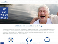 mk-kliniken.de Webseite Vorschau
