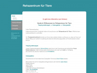 rehazentrum-fuer-tiere.de Webseite Vorschau