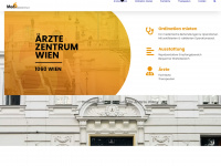 aerztezentrum-wien.at Webseite Vorschau