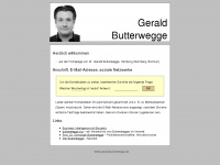 geraldbutterwegge.de Webseite Vorschau