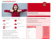krankenkassentop.ch Webseite Vorschau
