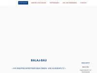 balaj-bau.de Webseite Vorschau