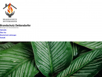 brandschutz-dettendorfer.de Webseite Vorschau