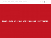 weinheimat-wuerttemberg.de Webseite Vorschau