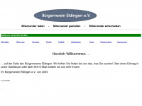 buergerverein-eldingen.de Webseite Vorschau