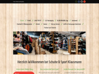 klausmann-schuhe-sport.de Webseite Vorschau