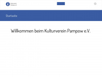 kulturverein-pampow.de Webseite Vorschau