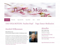 theyogamotion.com Webseite Vorschau