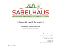 landmaschinen-sabelhaus.de Webseite Vorschau