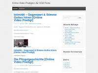 cgspeine.wordpress.com Webseite Vorschau